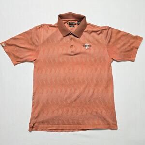 Tehama Golf Club Polo orange L Embroidery 100% cotton Tehama Golfing Shirt